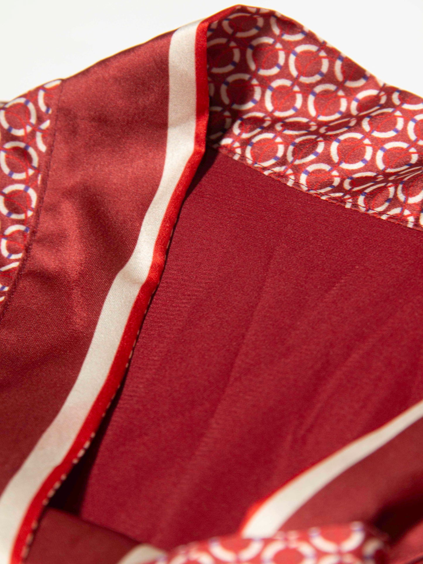 Red Geo Bow-Tie Dress