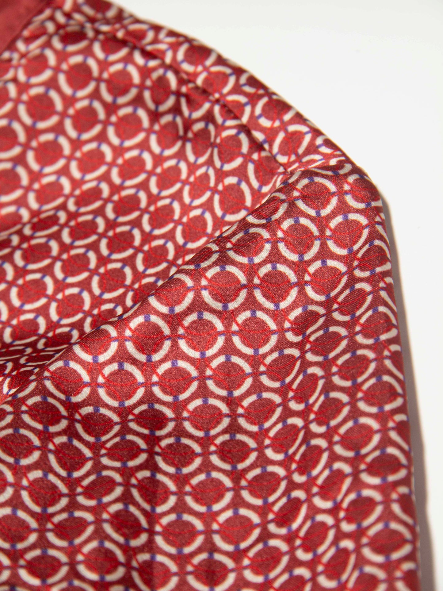 Red Geo Bow-Tie Dress