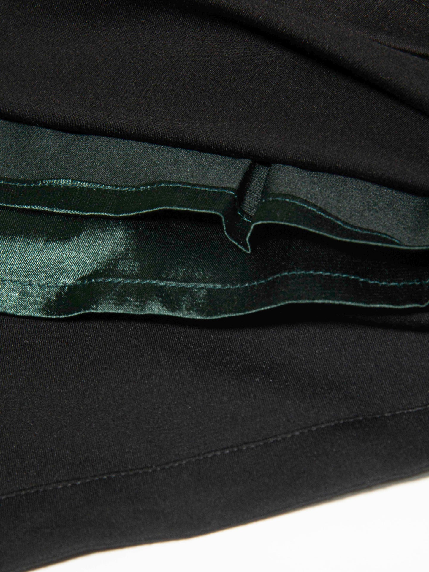 Emerald Overlay Panel Dress