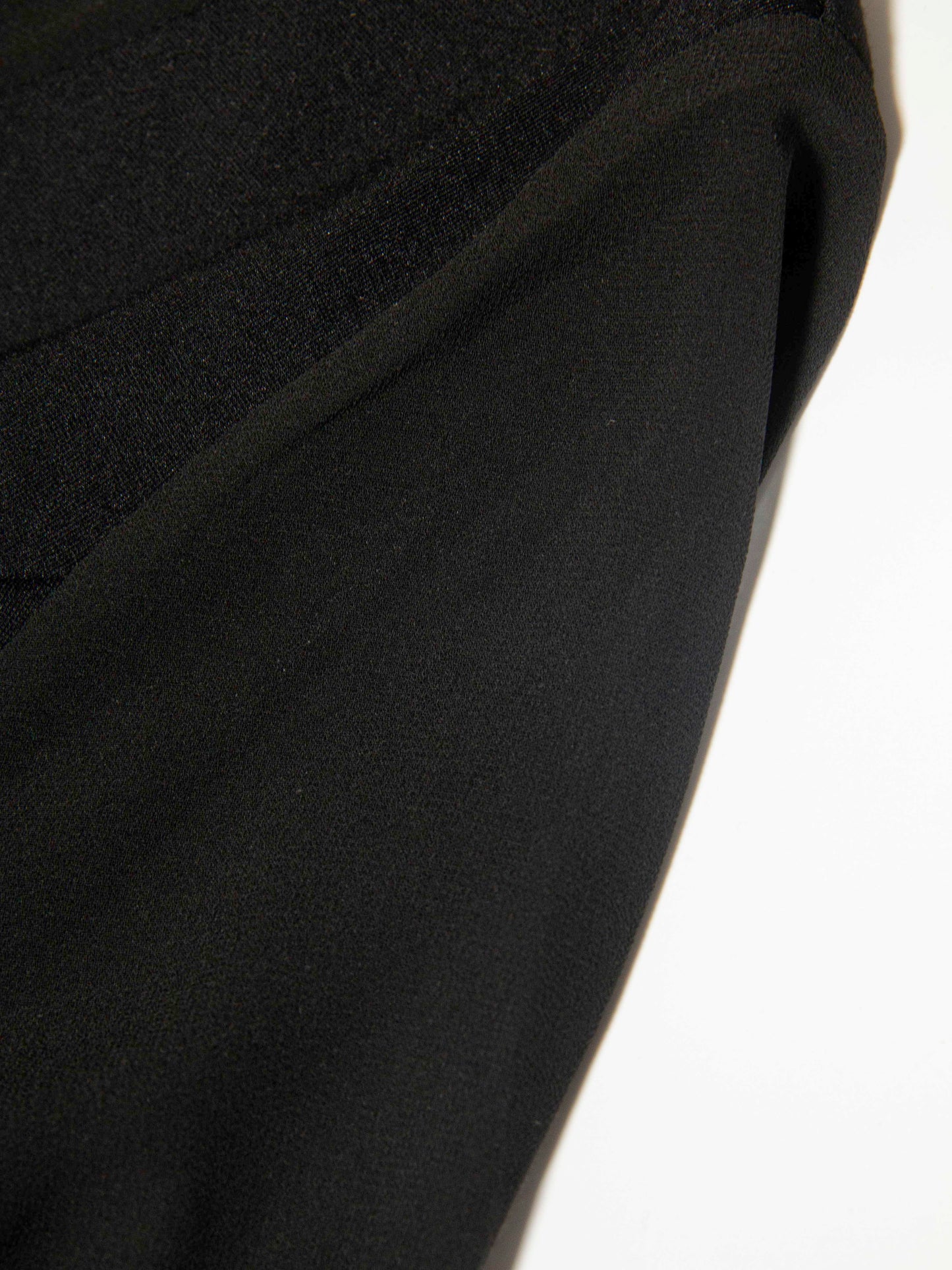 Black Sheer-Sleeve Dress