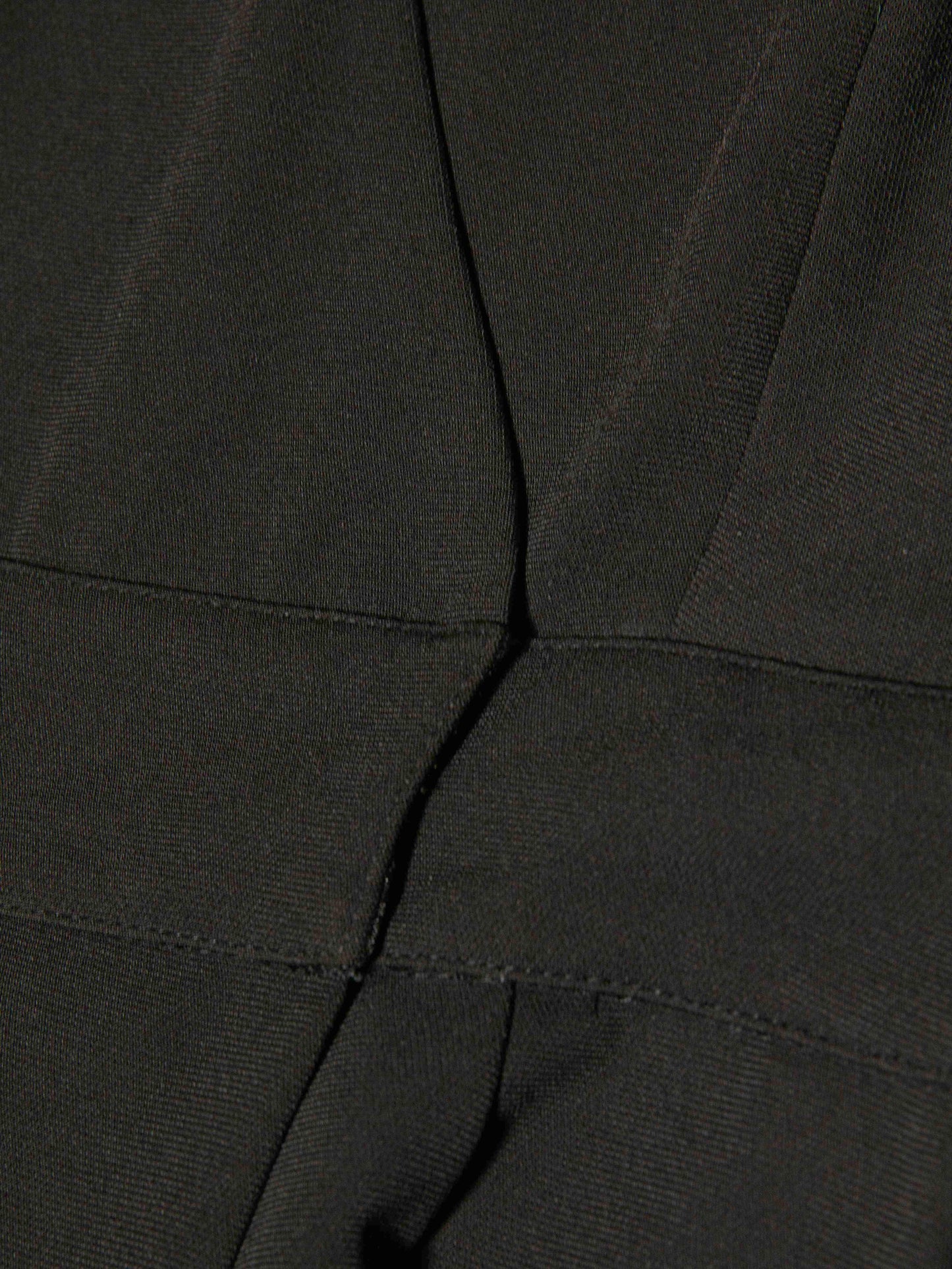 Black Plunge Neck Jumpsuit