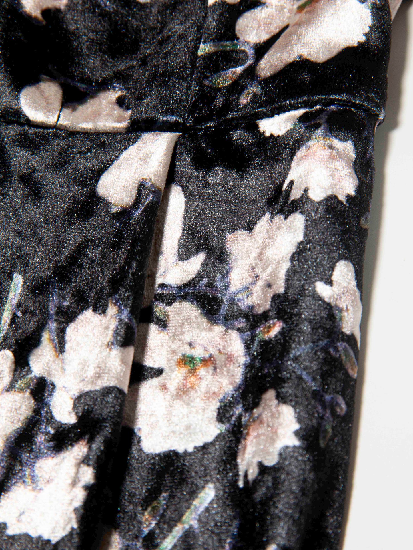 Black Lace Floral Midi Dress