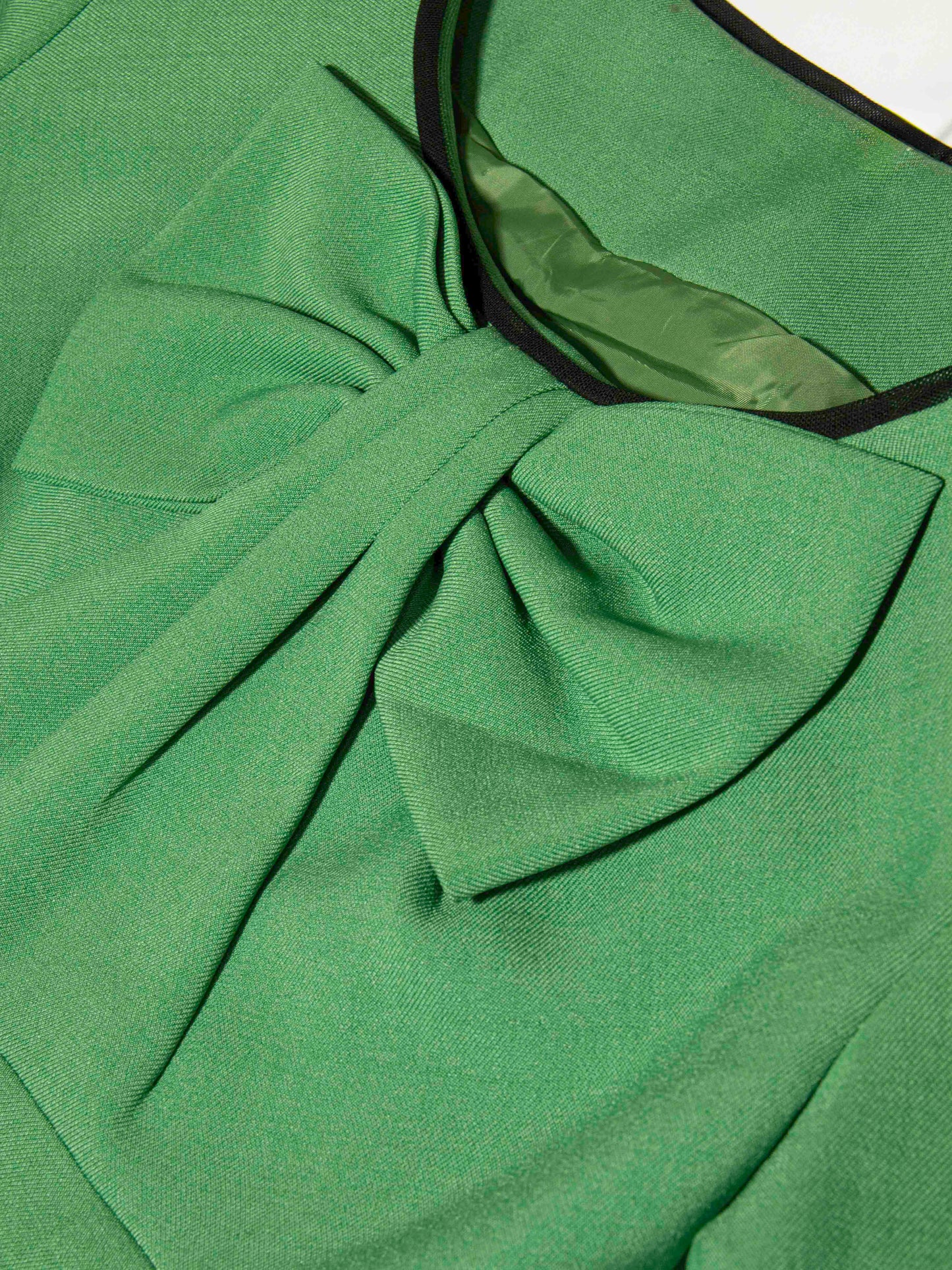 Jade Bow Stripe Shift Dress