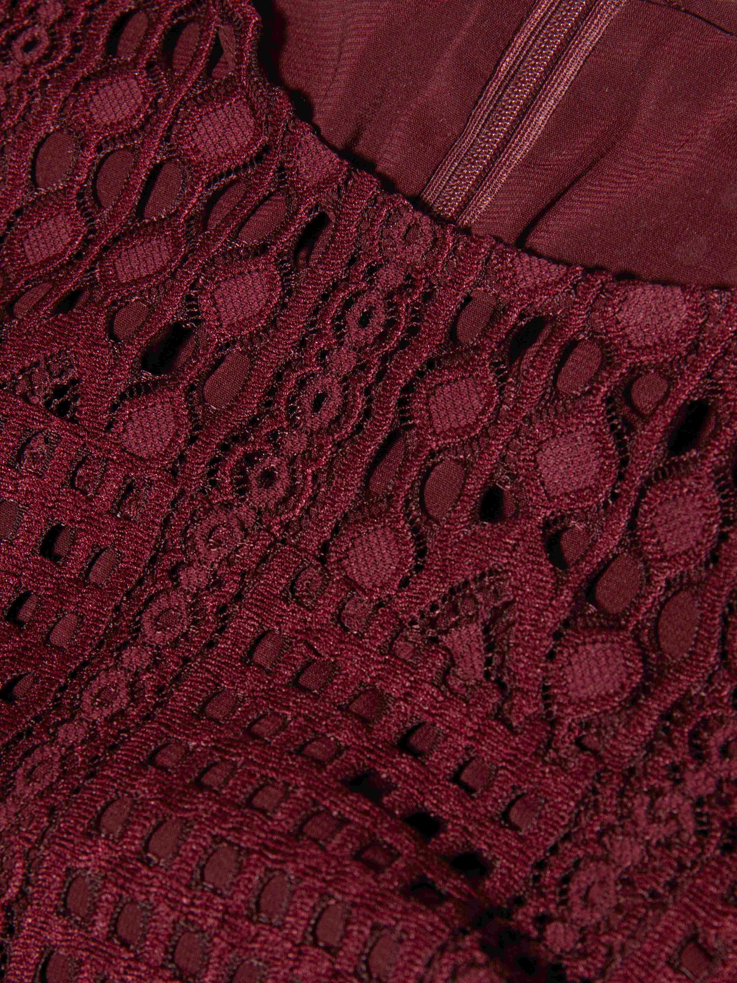 Garnet Lace Sheath Dress