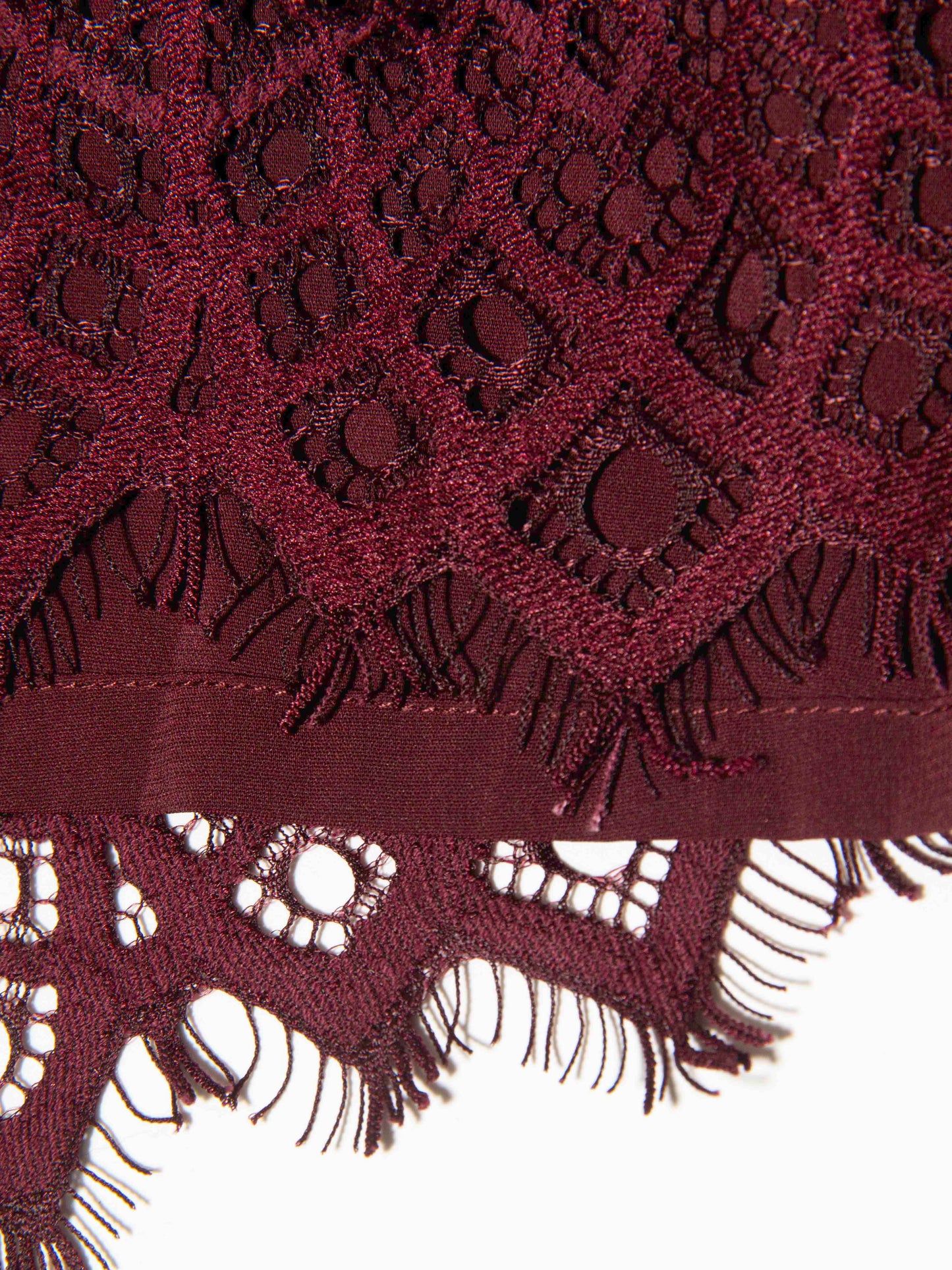 Garnet Lace Sheath Dress