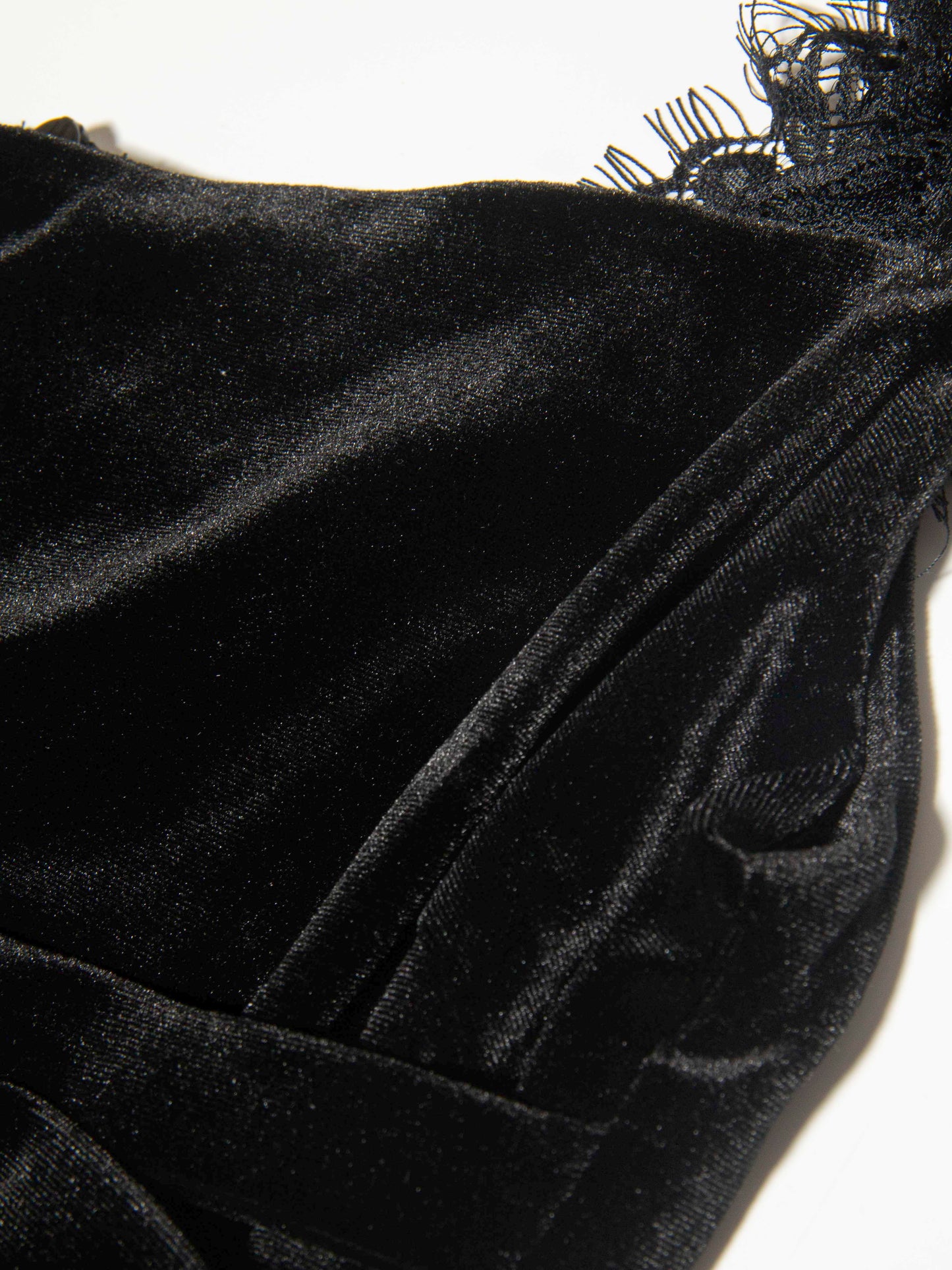 Velvet Lace Tiered Dress