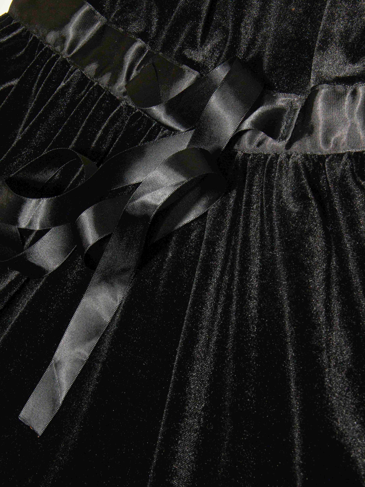 Velvet Lace Tiered Dress