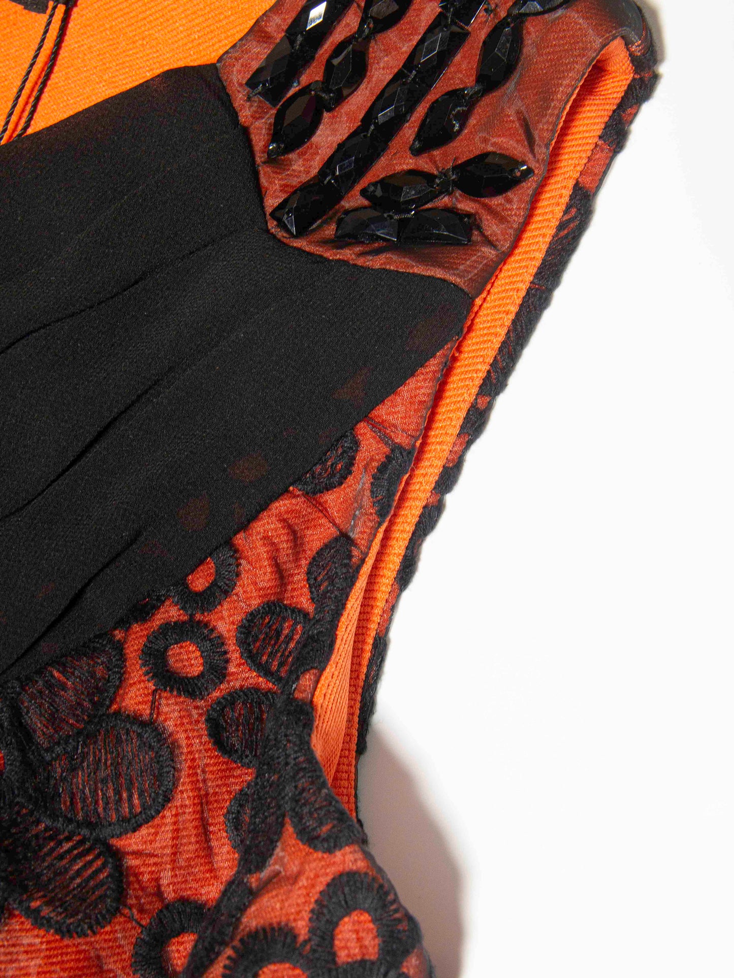 Amber Bloom Tiered Mini Dress