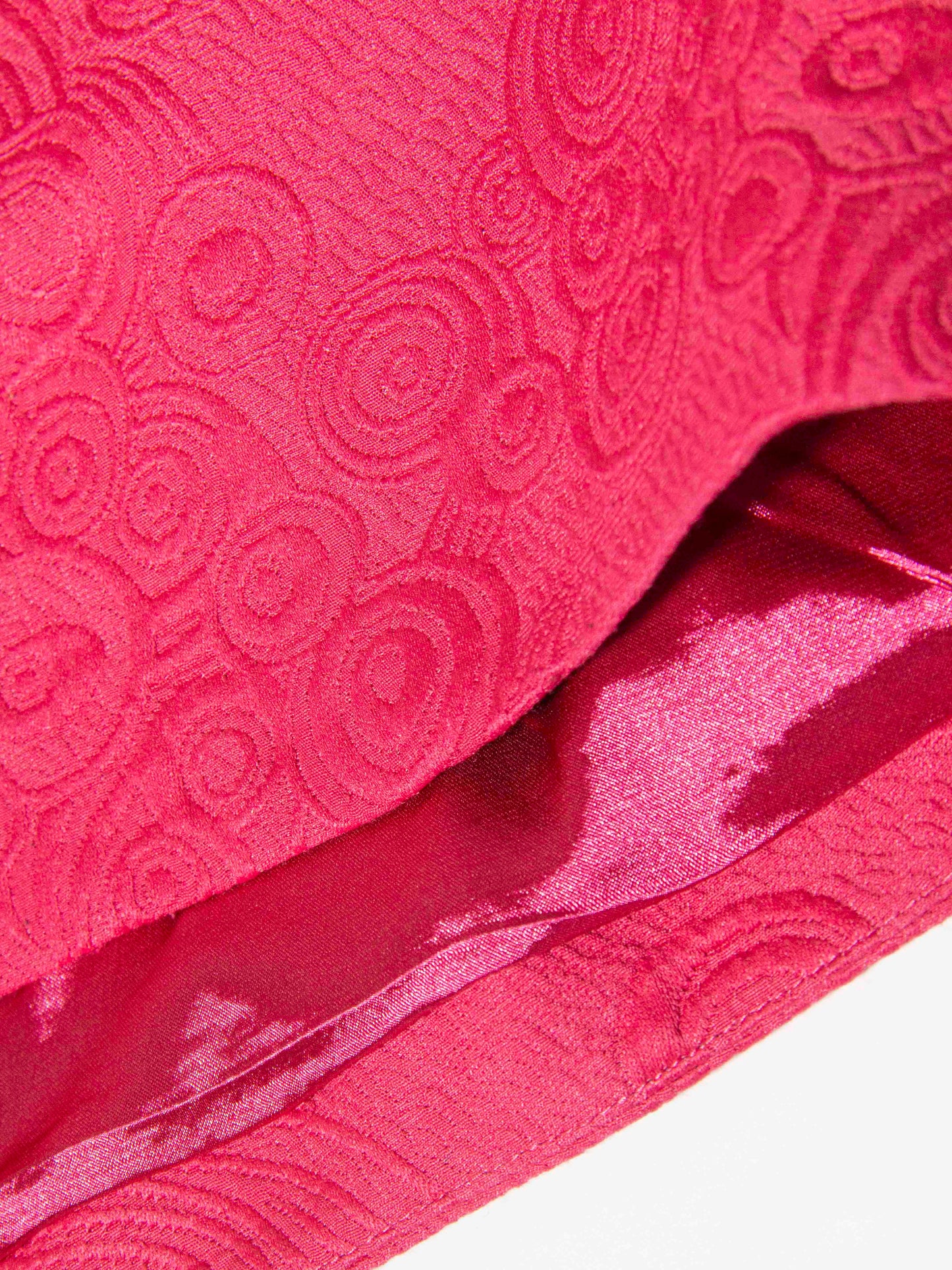 Bow Waist Jacquard Dress