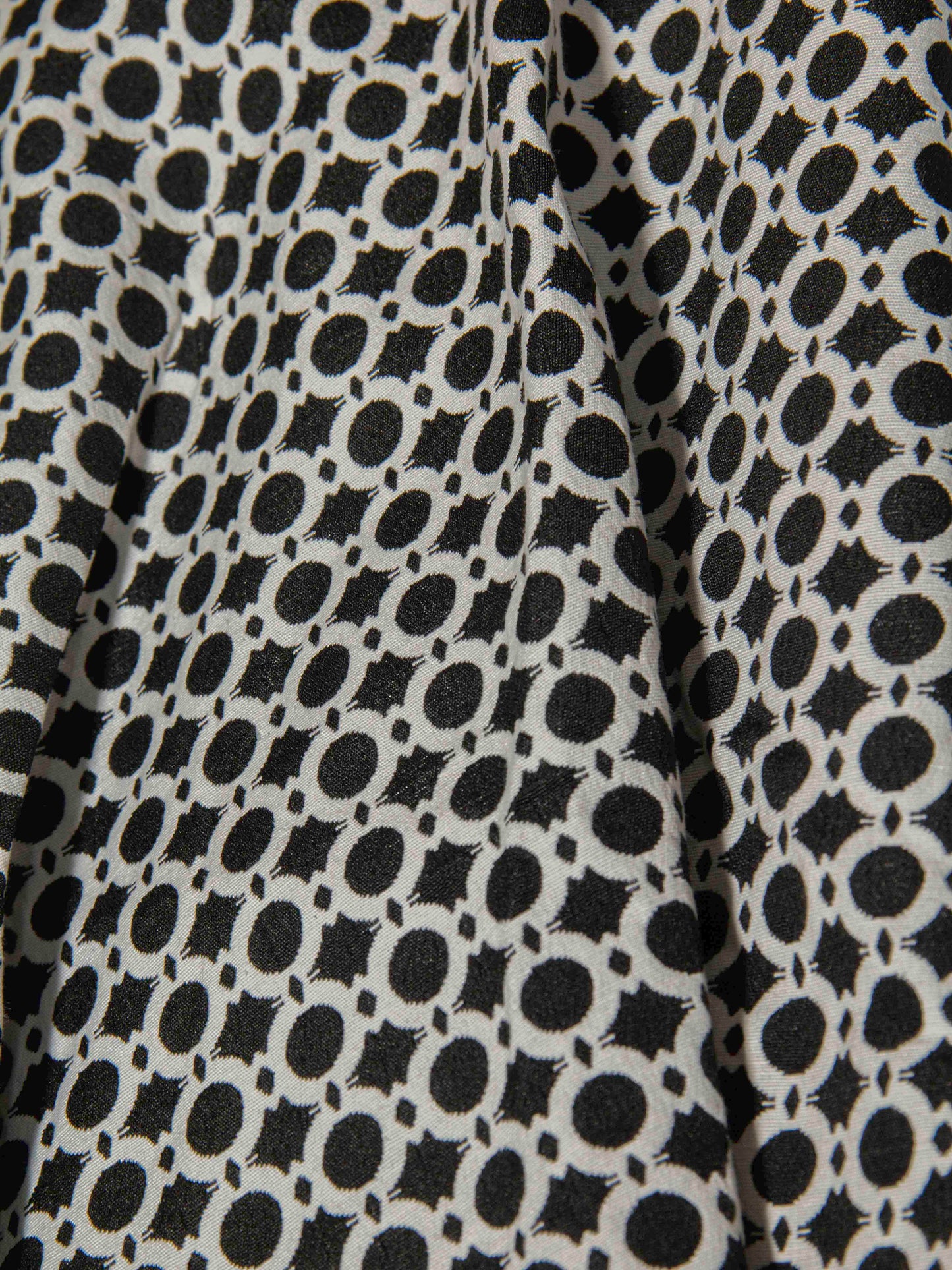 Black Lace Print Dress