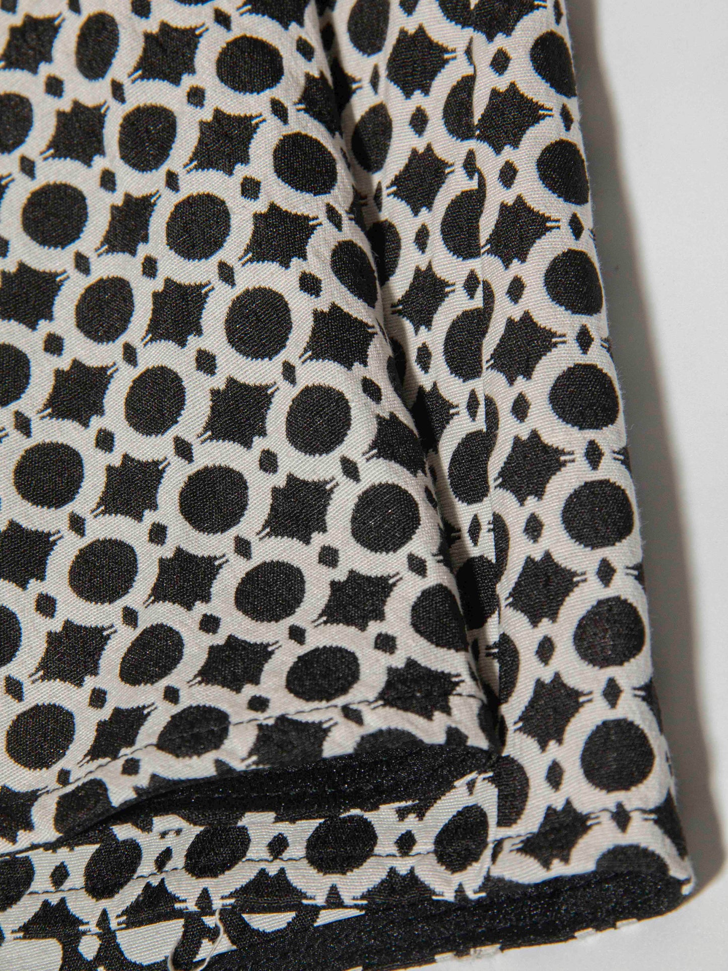 Black Lace Print Dress