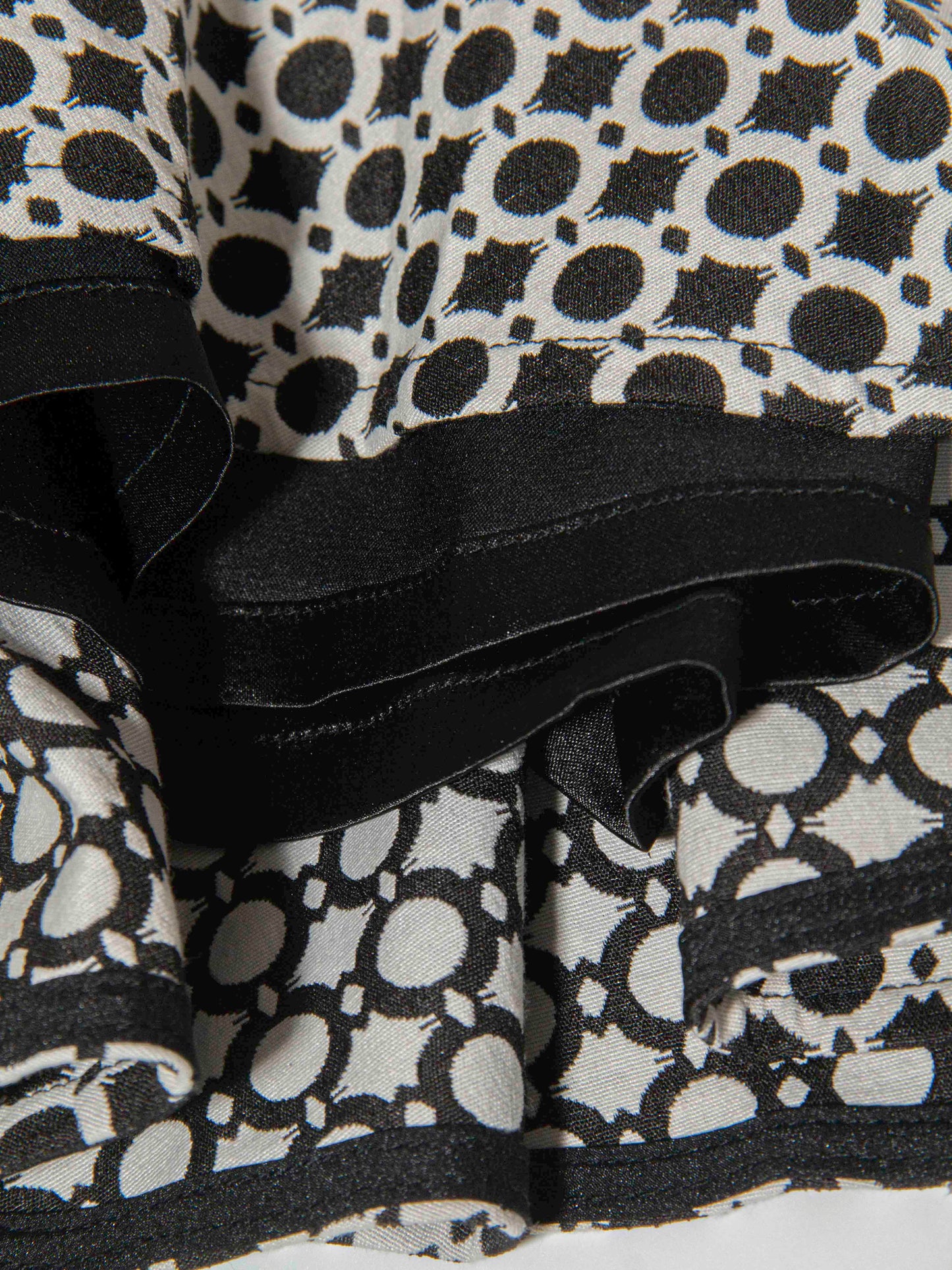 Black Lace Print Dress