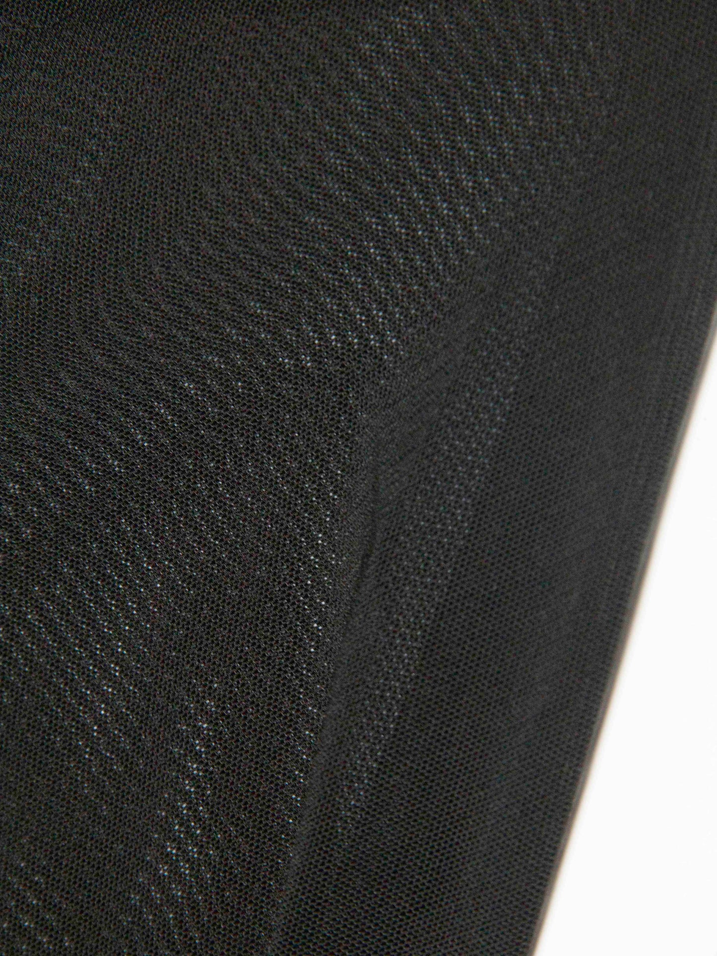 Black Mesh Hi-Low Dress