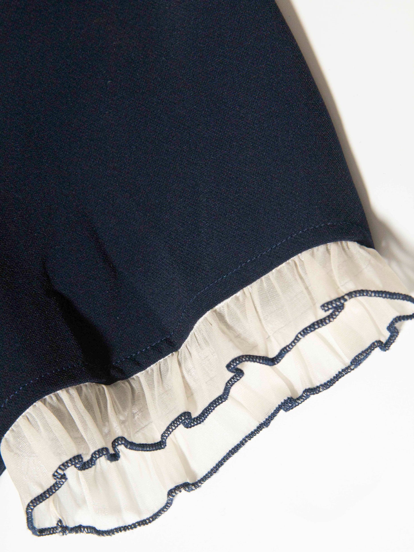 Ruffled Yoke A-Line Dress