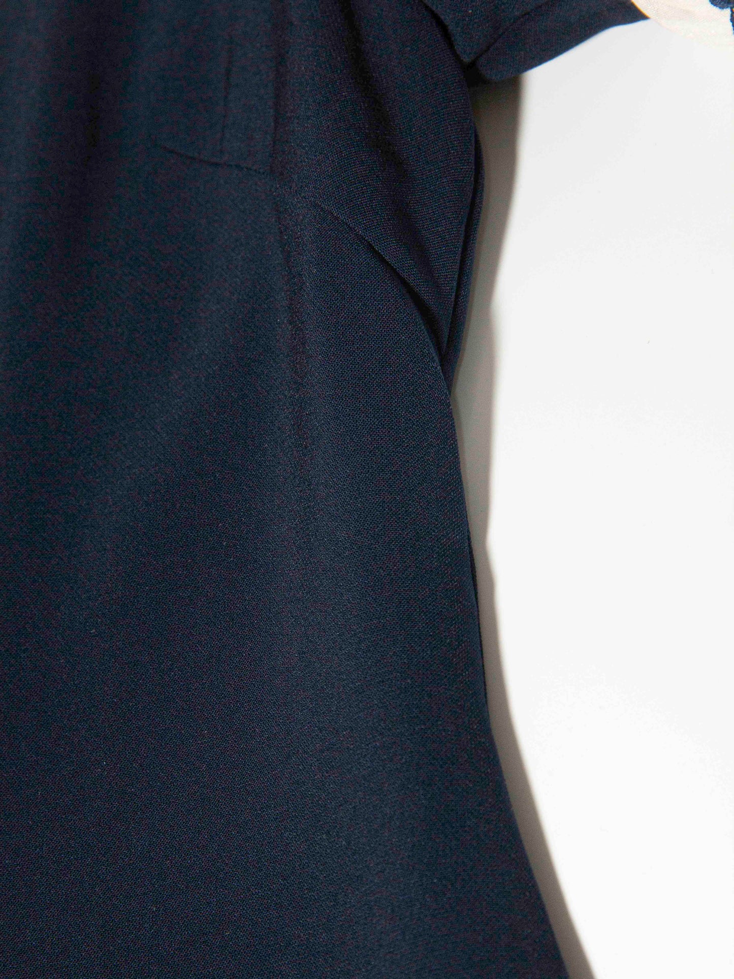 Ruffled Yoke A-Line Dress