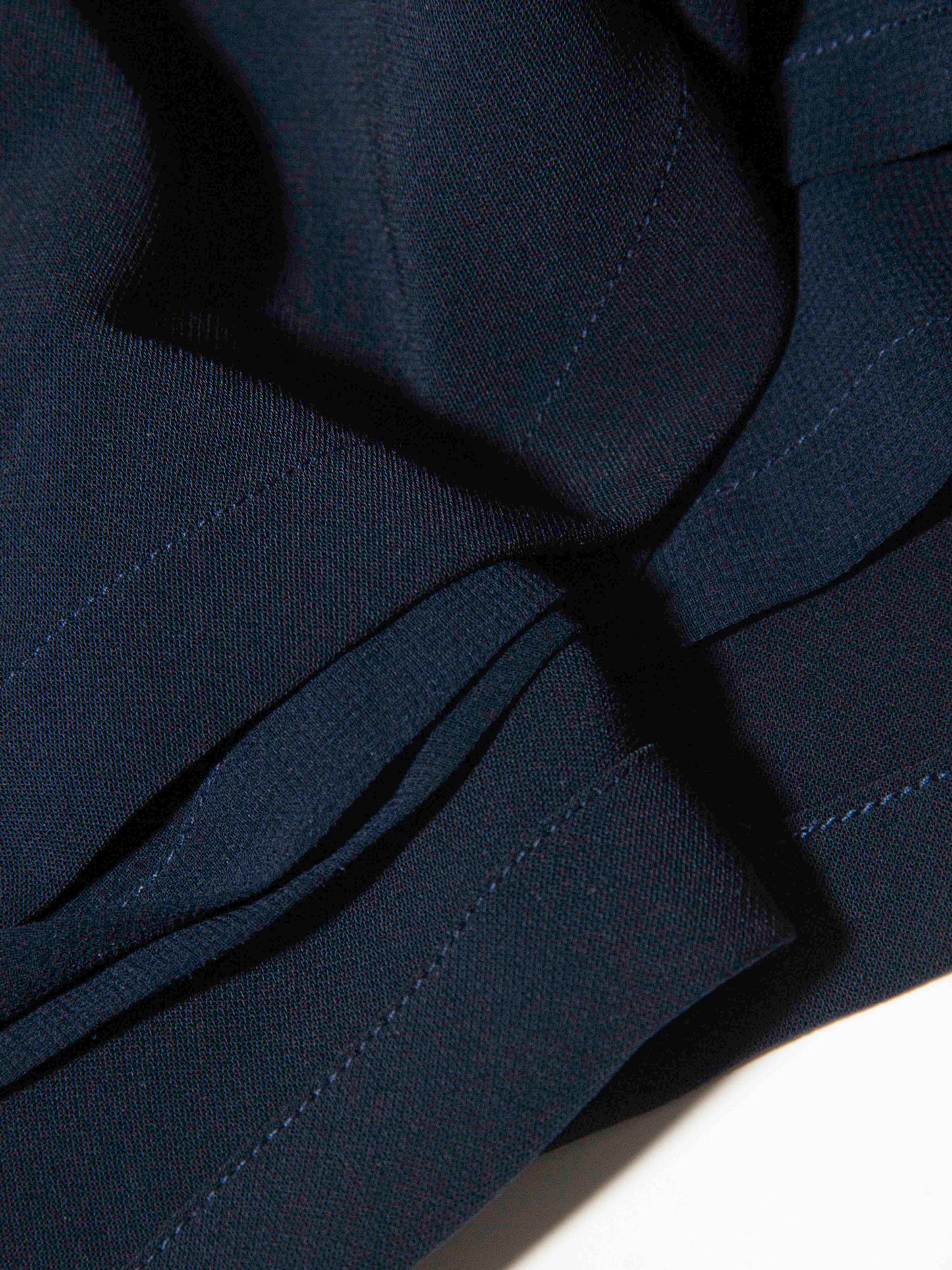 Ruffled Yoke A-Line Dress