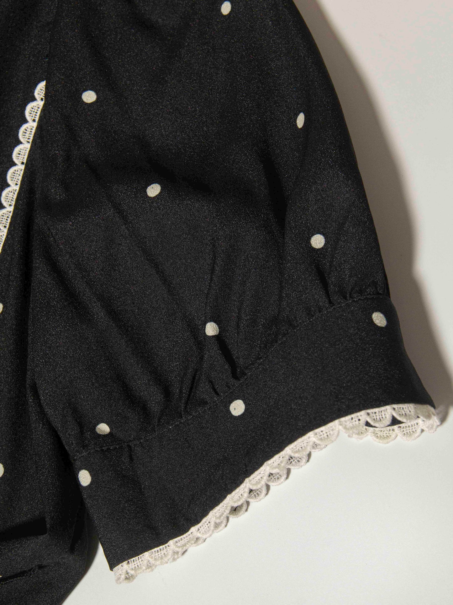 Lace Panel Button Midi Dress