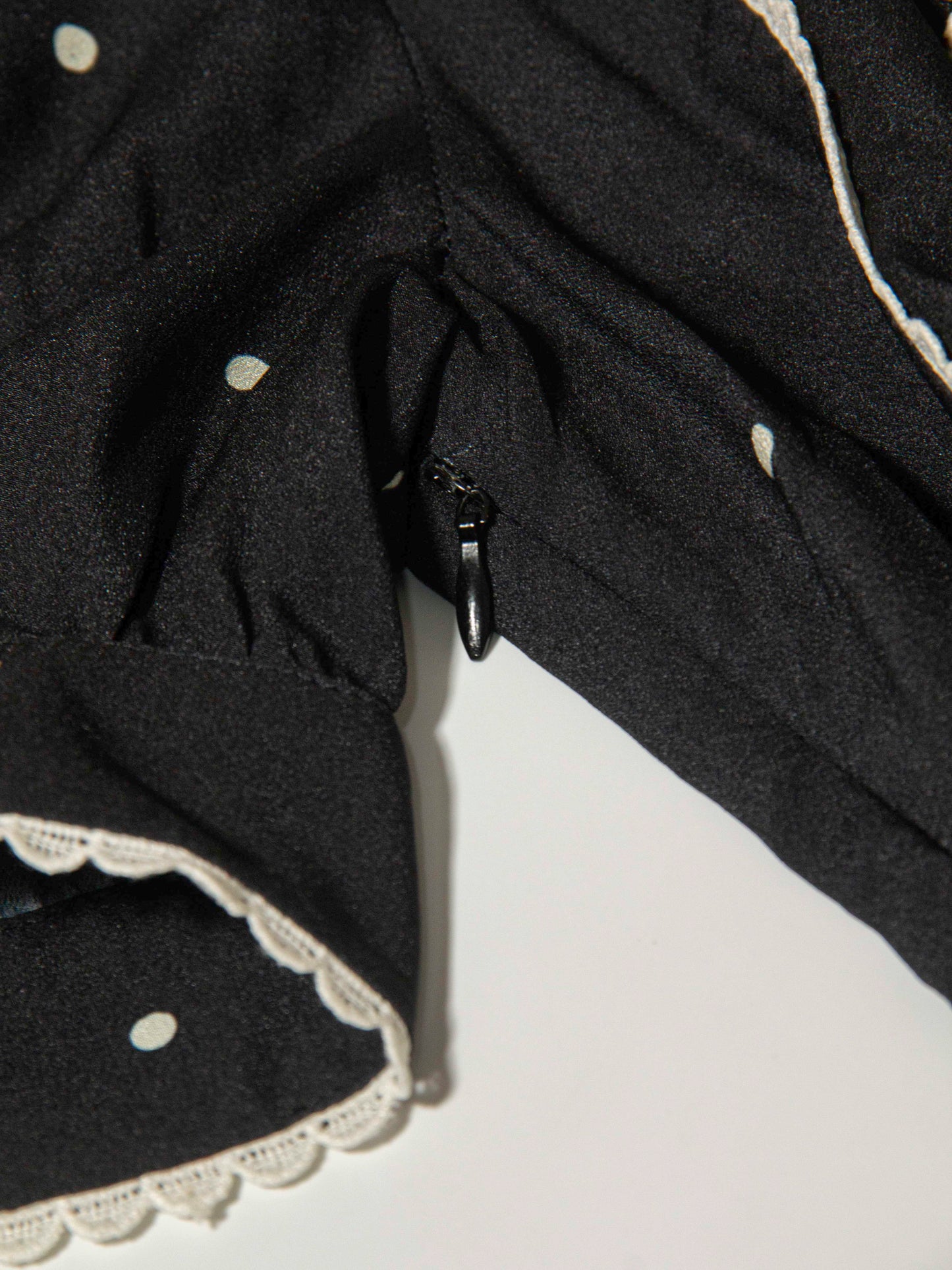 Lace Panel Button Midi Dress