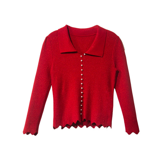 Pearl Trim Knitted Coordinates