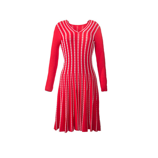 Knitted Scarlet Chic Dress