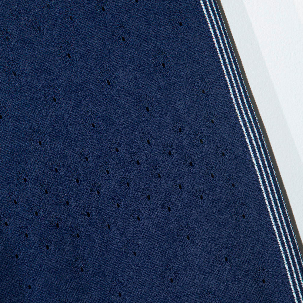 Knitted Navy Garter Pants
