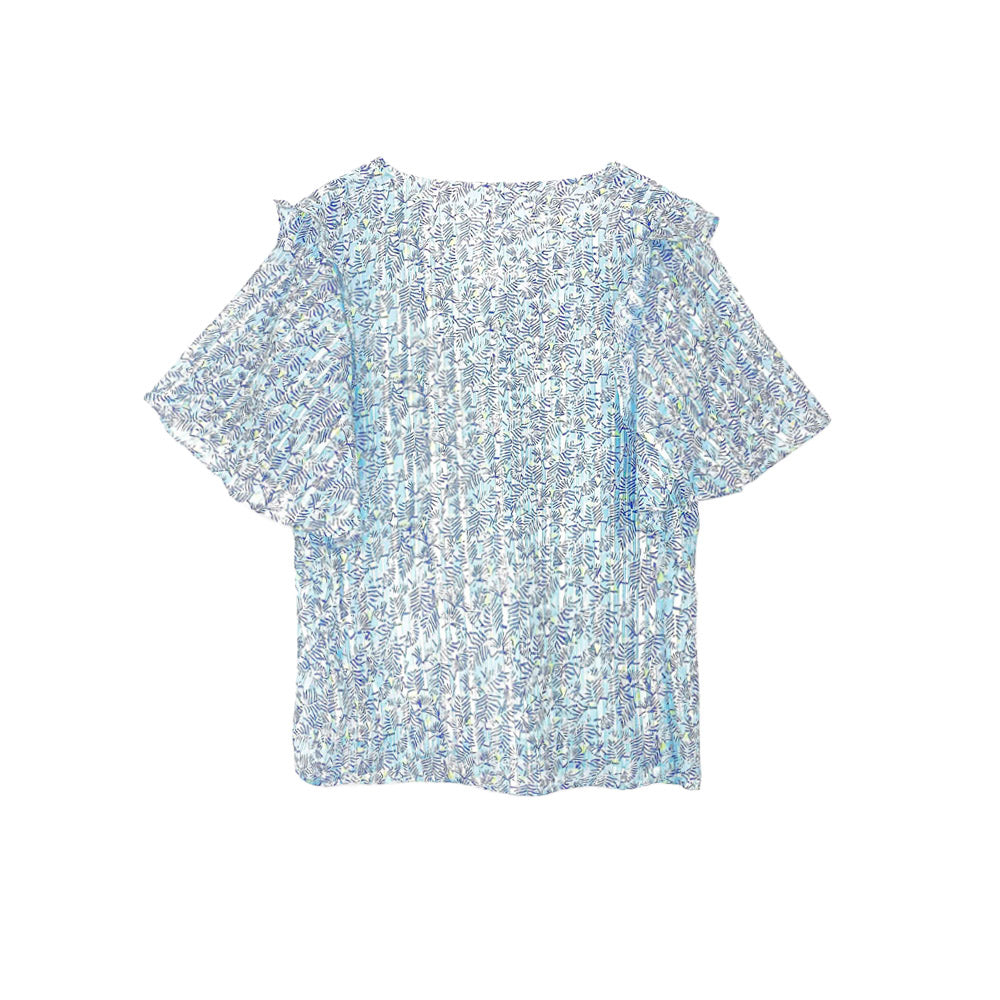 Whispering Ferns Flutter Blouse