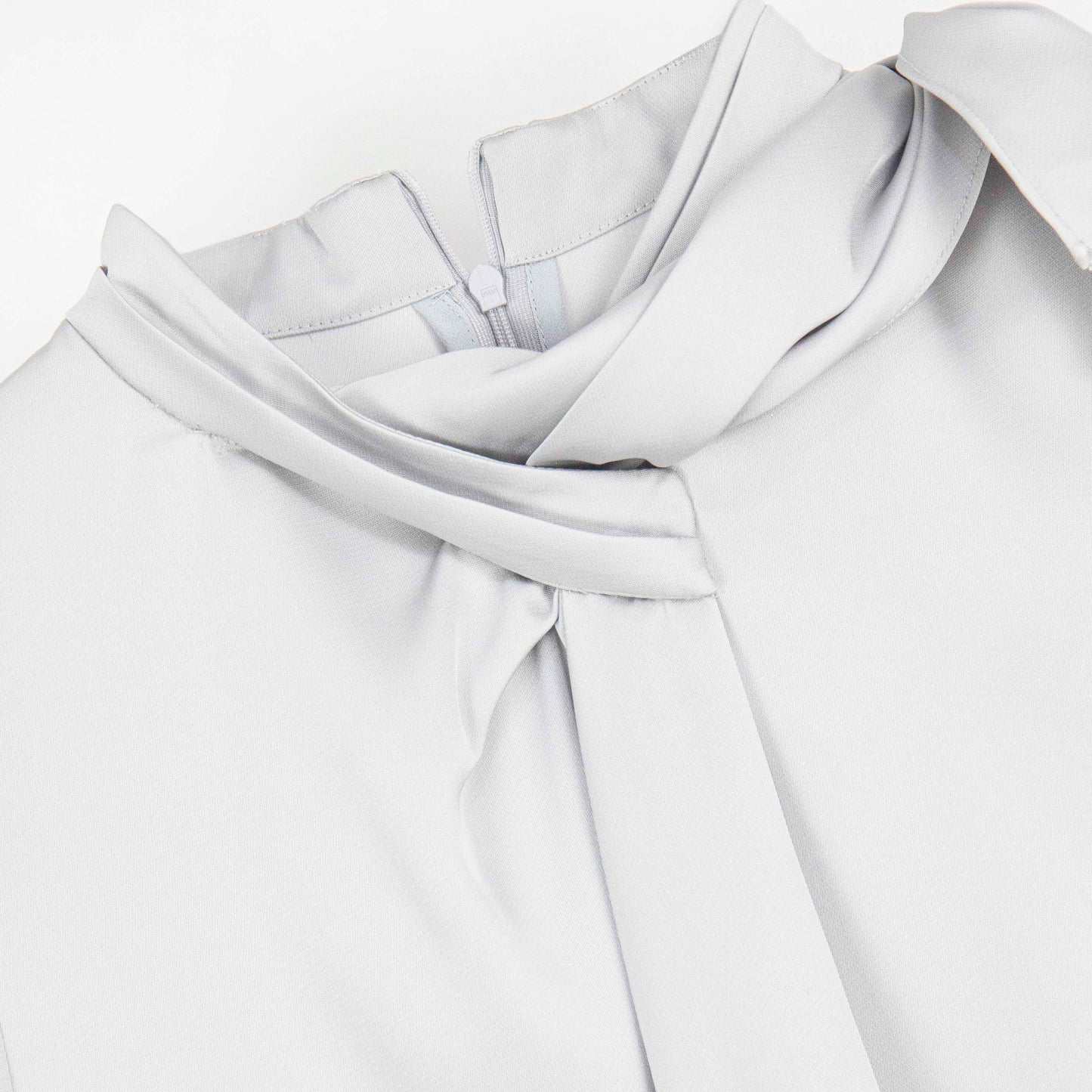 Soft Grey Grace Blouse