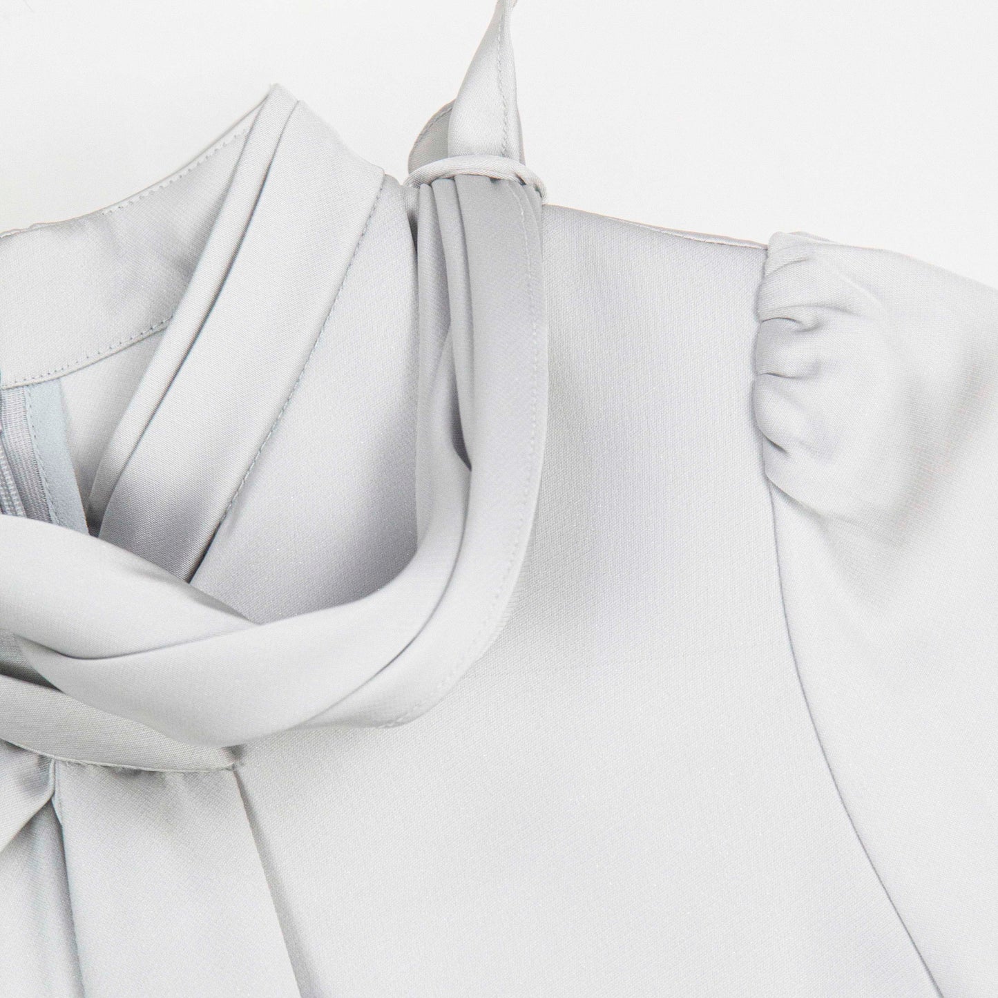 Soft Grey Grace Blouse