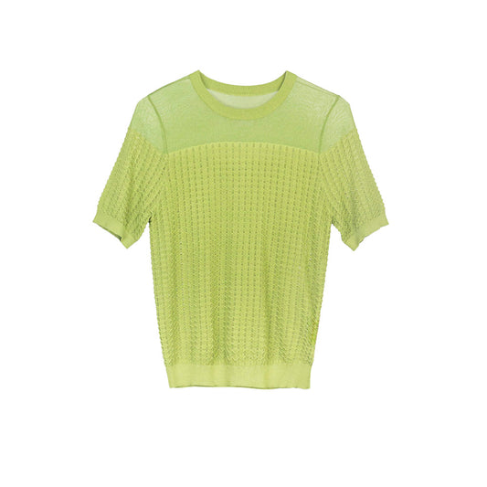 Lime Green Knitted Top