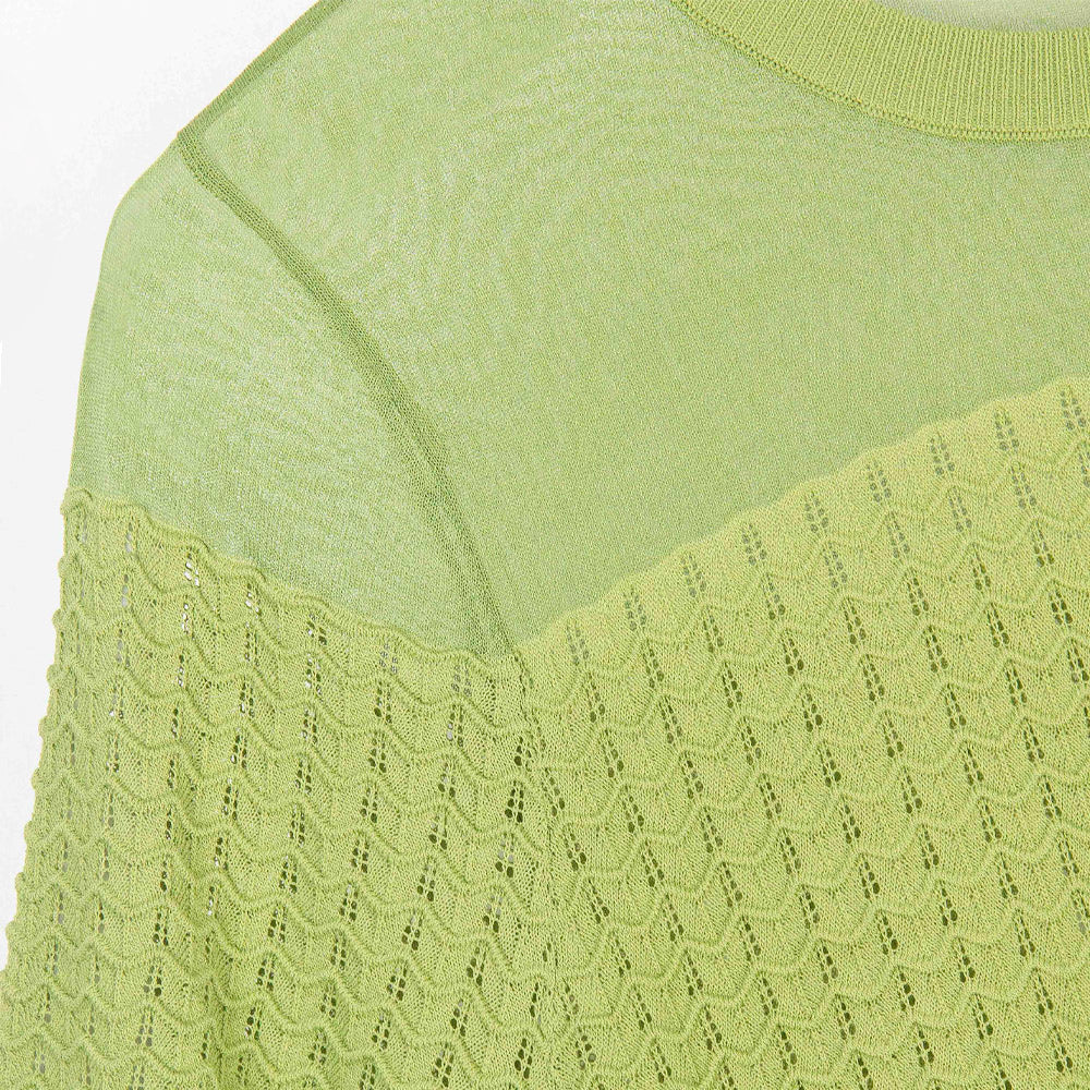 Lime Green Knitted Top
