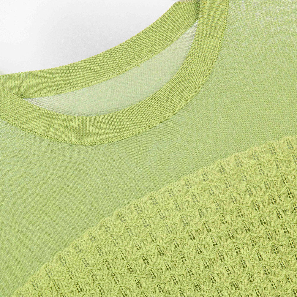 Lime Green Knitted Top