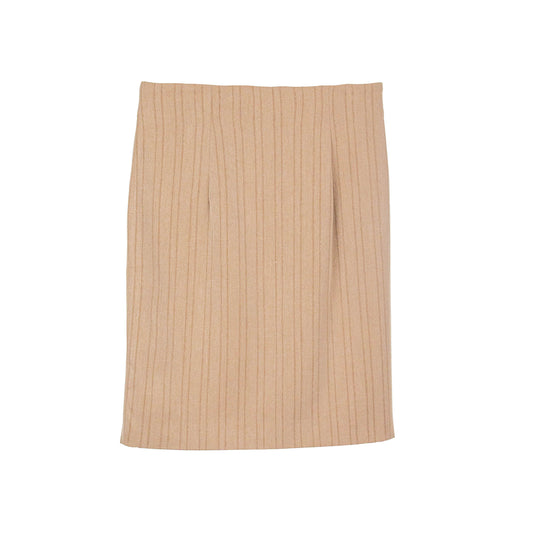 Pinstriped Pencil Skirt