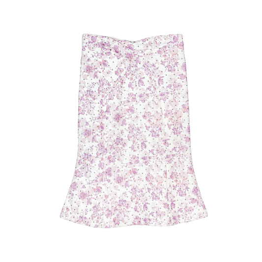 Floral Embellished Midi Skirt