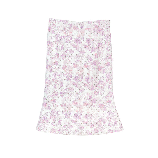 Floral Embellished Midi Skirt