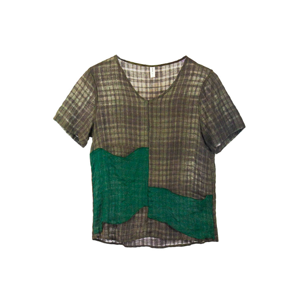 Plaid Serenity Top