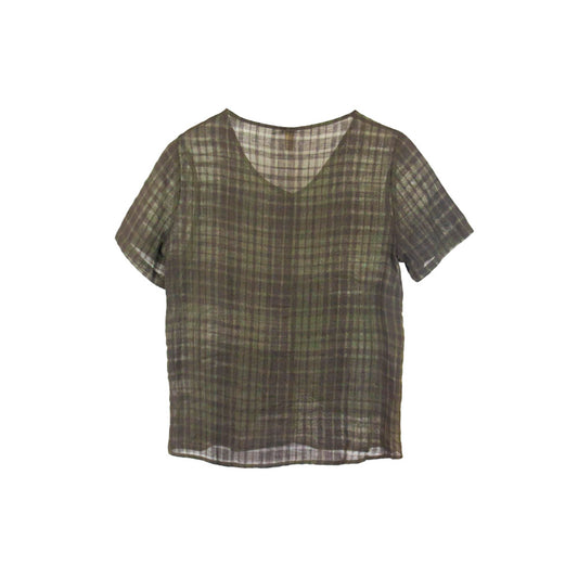 Plaid Serenity Top