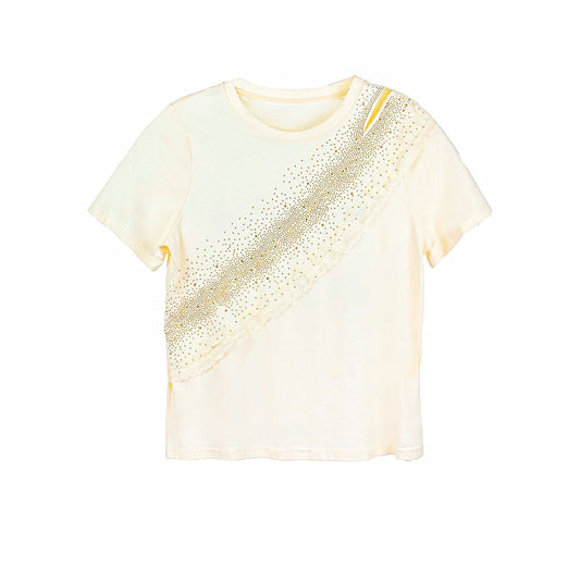 Sparkling Cream Tee