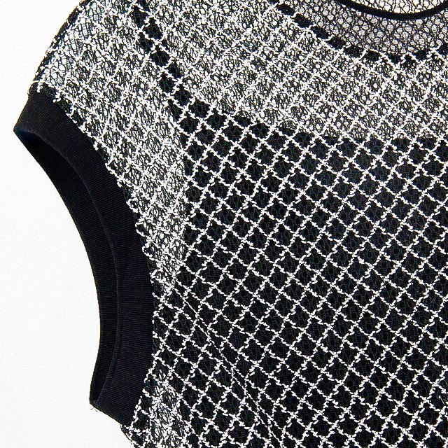 Elegant Mesh Knit Top