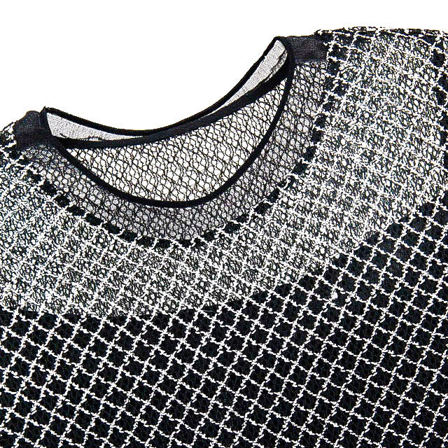 Elegant Mesh Knit Top