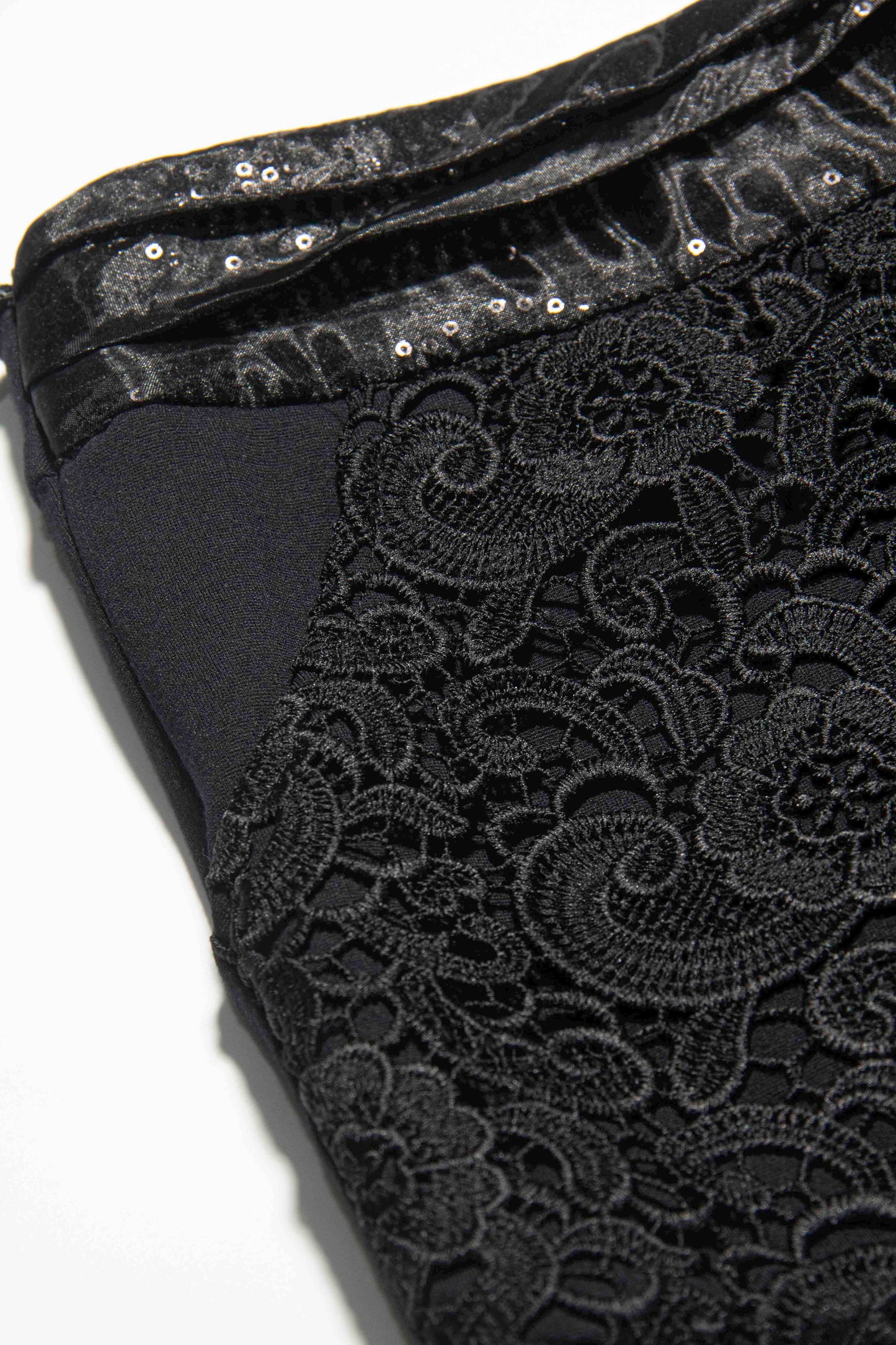 Black Lace Glam Shorts