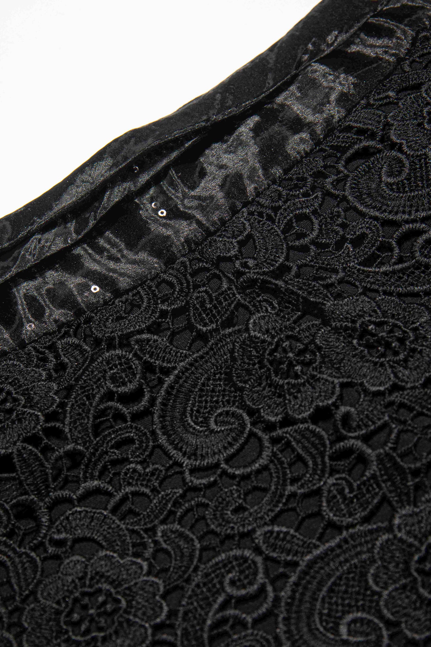 Black Lace Glam Shorts