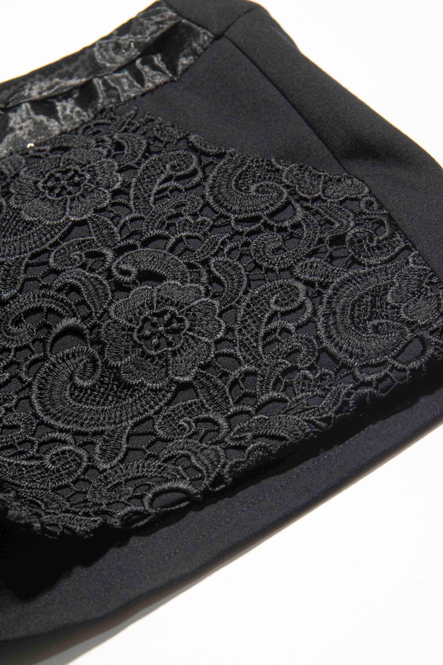 Black Lace Glam Shorts