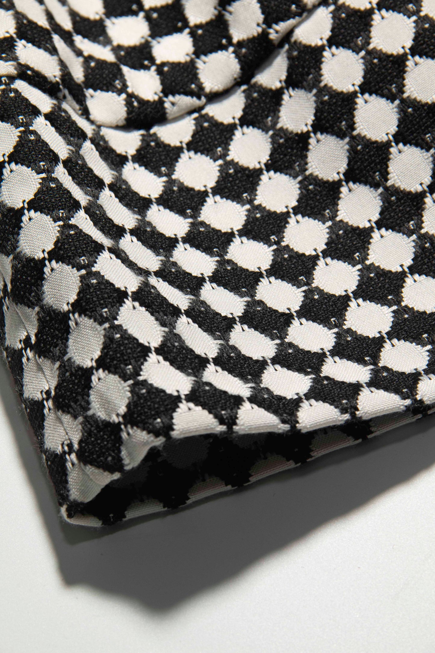 Monochrome Mosaic Mini Skirt