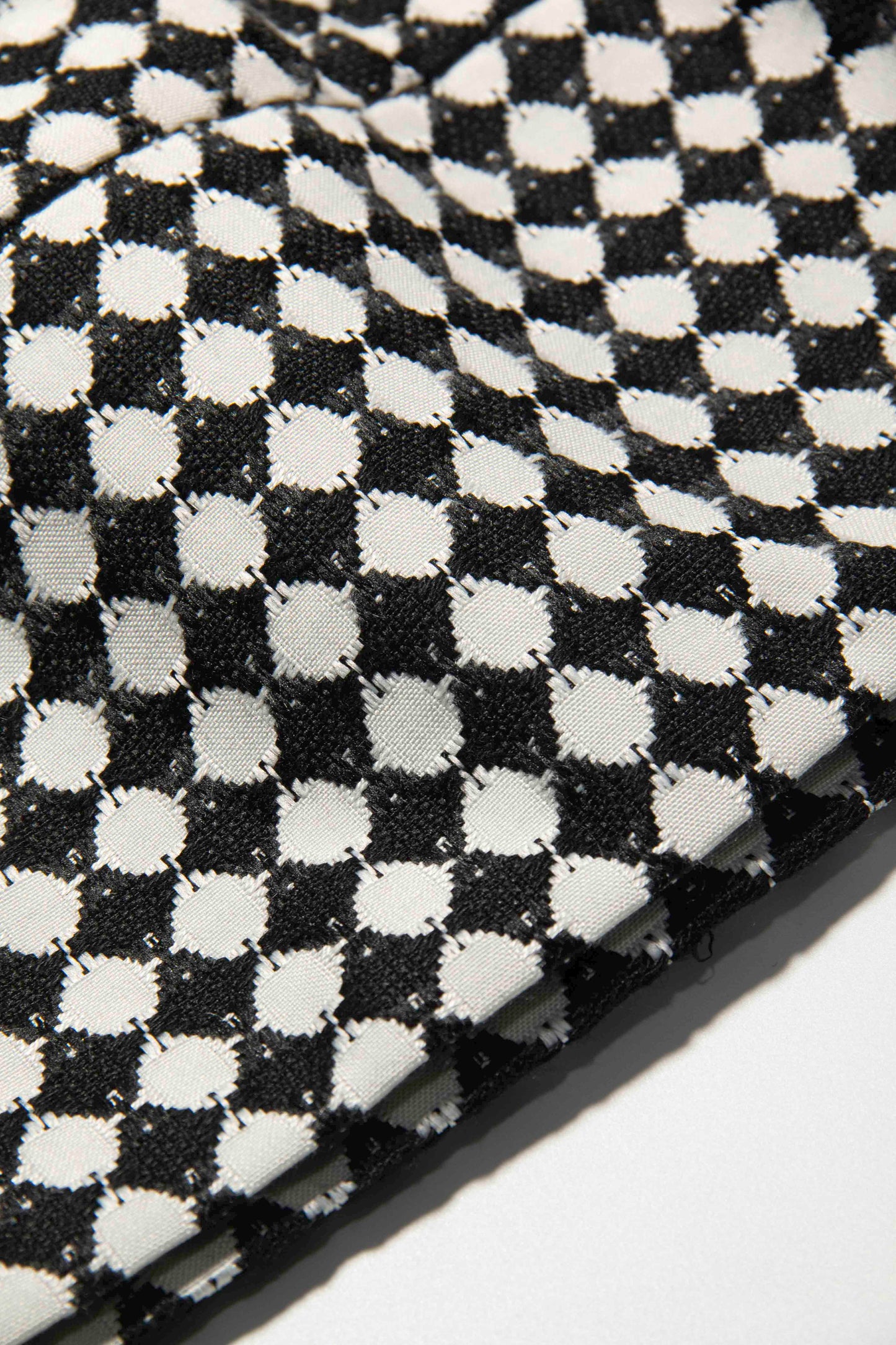 Monochrome Mosaic Mini Skirt