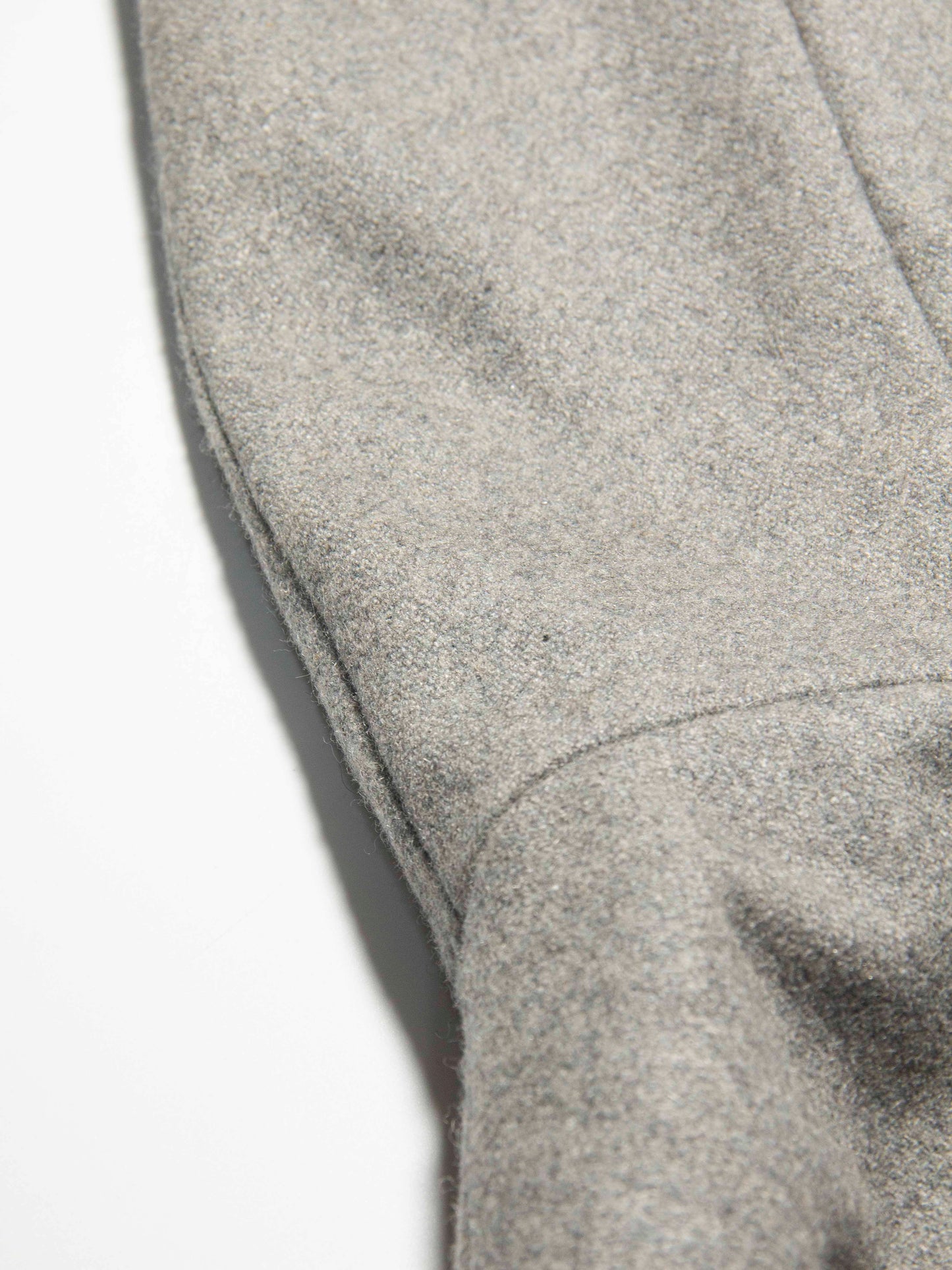 Structured Ruffle Hem Wool-Like Skirt