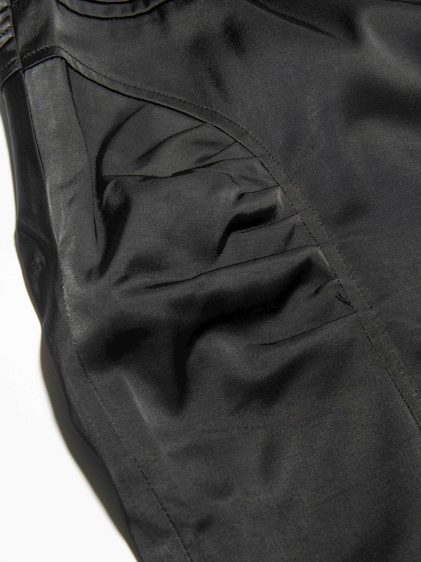 Pleated Waist Pencil Skirt