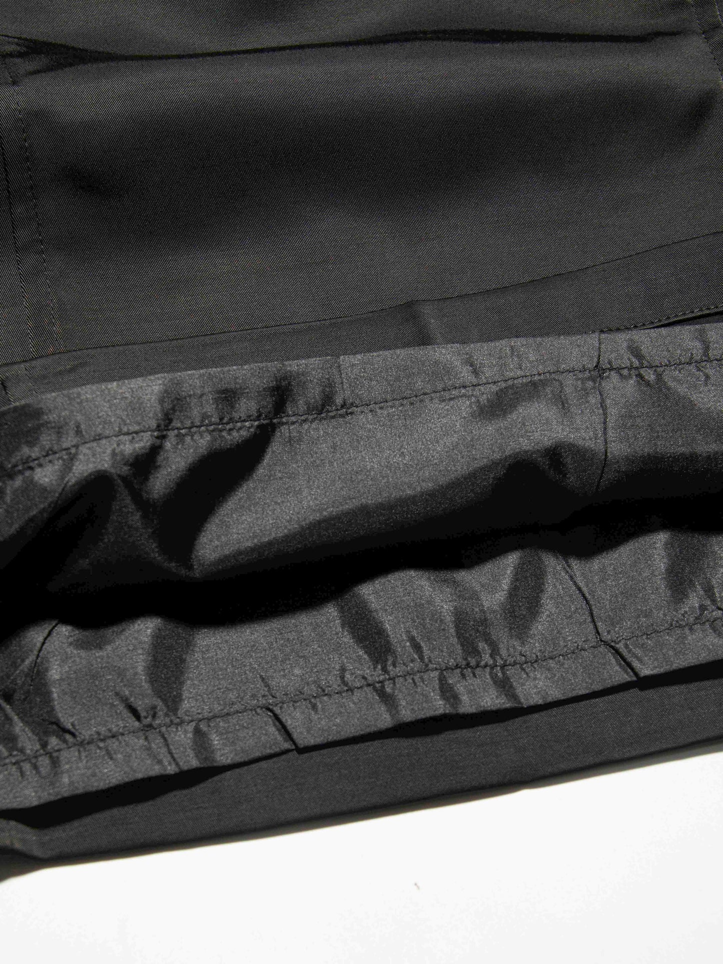 Pleated Waist Pencil Skirt