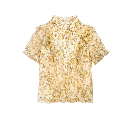 Golden Blossom Blouse