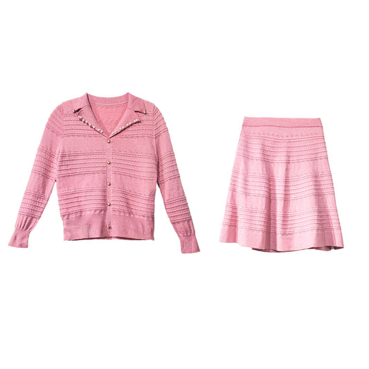 Pearl Blush Knitted Coordinates